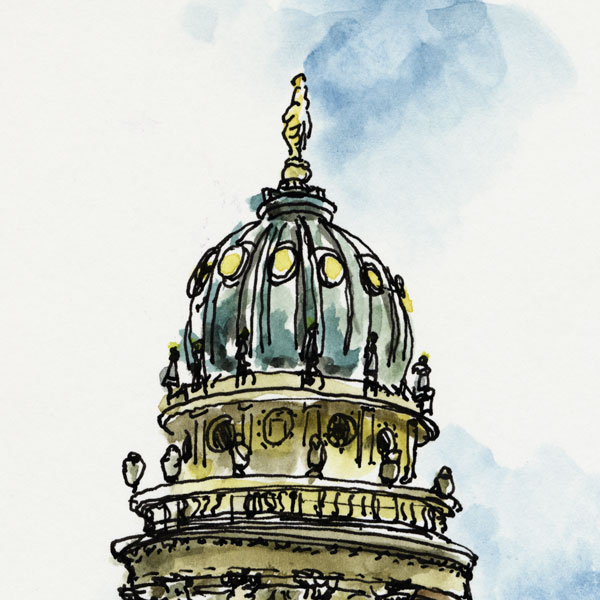 Gendarmenmarkt (Urban sketching)